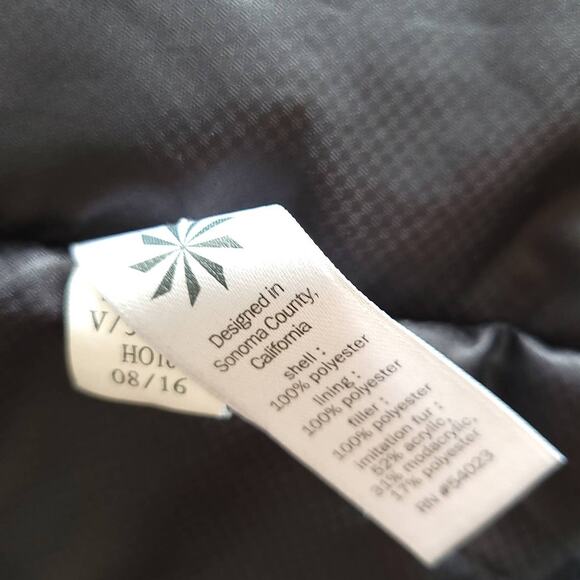 Athleta Primaloft Peak Parka Black Hooded Zippered Pockets Women XXS - Picture 15 of 15